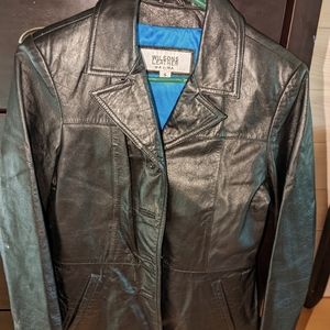 Leather jacket black